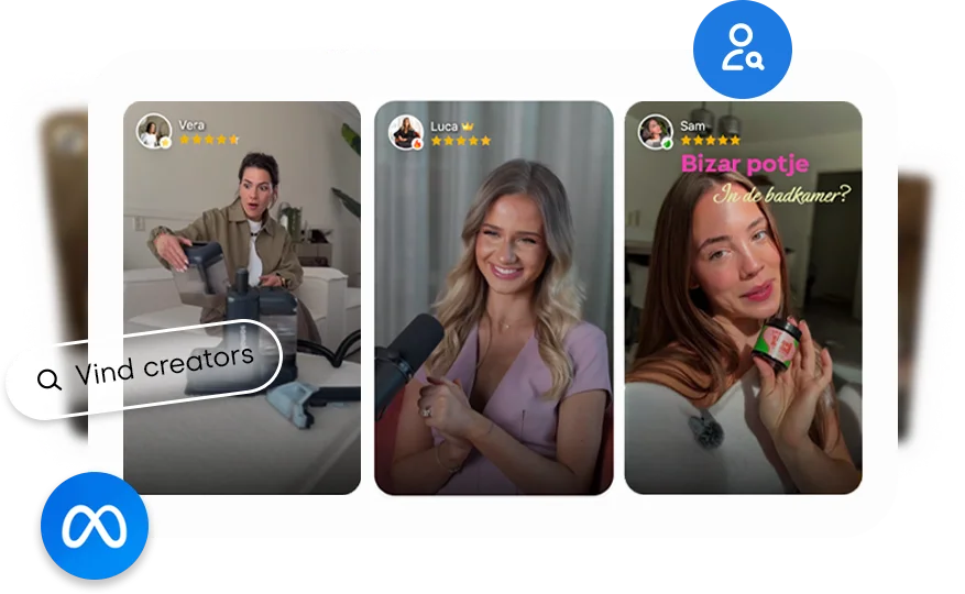Stap 1: Vind je creator - Partnership Ads via UGC.NL